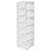 6 Layer No Installation Foldable Shoe Box Transparent Plastic Stackable Storage Container - Transparent - 1