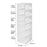 6 Layer No Installation Foldable Shoe Box Transparent Plastic Stackable Storage Container - Transparent - 7