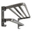 60cm Folding Wall Mounted Towel Holder Bathroom Metal Storage Rack Punching Free for Washroom / Toilet - 1