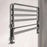 60cm Folding Wall Mounted Towel Holder Bathroom Metal Storage Rack Punching Free for Washroom / Toilet - 4