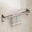Folding Wall Mounted Towel Rack 50cm Aluminum Alloy Bathroom Organizer No Drilling for Washroom / Shower - 1
