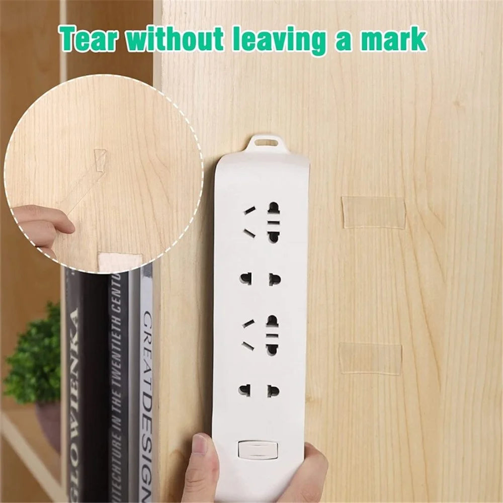 50mmx2mm Dual-Sided Nano Adhesive Tape Sticky Transparent Carpet Wall Tape Sticker, Length: 3m - 3