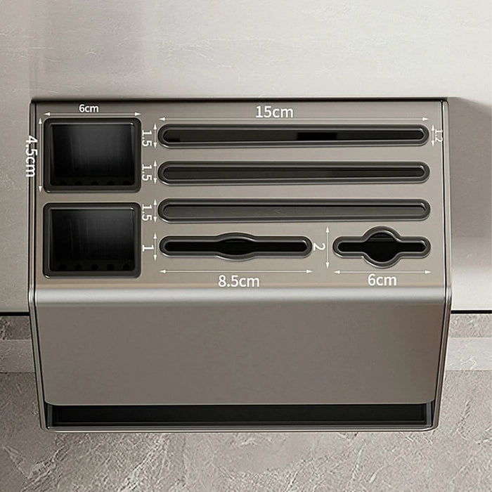 D02 Knife Block Organizer Countertop Cutlery Storage Rack Fork Spoon Holder Kitchen Utensil Stand - Tarnish - 4
