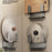 Pot Lid Organizer Wall Mounted No Drilling Kitchen Cutting Board Storage Rack with Drip Tray - Grey - 2