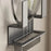 Pot Lid Organizer Wall Mounted No Drilling Kitchen Cutting Board Storage Rack with Drip Tray - Grey - 5