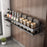 60cm Carbon Steel Kitchen Spice Rack Wall Mounted No Drilling Seasoning Bottle Storage Shelf - 1