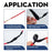 JUE-FISH 50ML Black Liquid Insulation Tape for Circuit Board Waterproof Adhesive High Temperature Resistant Sealant - 6