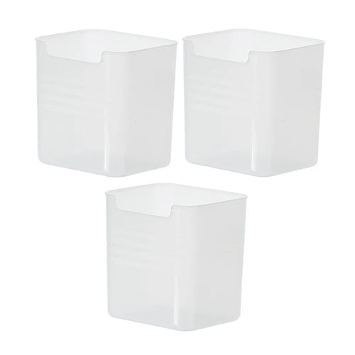 3Pcs Kitchen Refrigerator Side Door Storage Container Fruit Organizer Fresh-Keeping PP Box (No FDA, BPA-Free) - 1