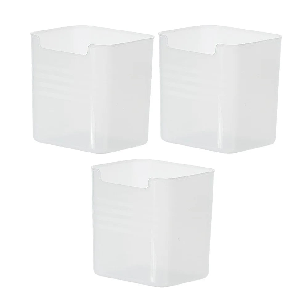 3Pcs Kitchen Refrigerator Side Door Storage Container Fruit Organizer Fresh-Keeping PP Box (No FDA, BPA-Free) - 1