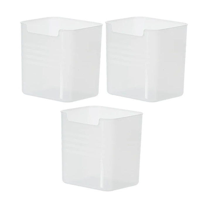 3Pcs Kitchen Refrigerator Side Door Storage Container Fruit Organizer Fresh-Keeping PP Box (No FDA, BPA-Free) - 1