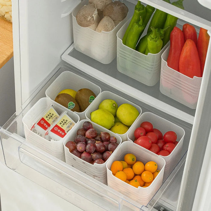 3Pcs Kitchen Refrigerator Side Door Storage Container Fruit Organizer Fresh-Keeping PP Box (No FDA, BPA-Free) - 6