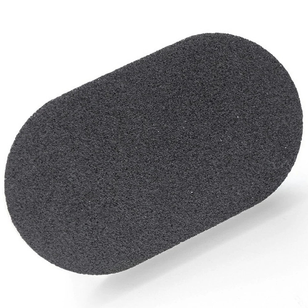 Ergonomic Handle Scouring Pad Abrasive Sponge Kitchen Cleaning Brush for Pots Pans Sinks Rust Oil Removal - 2