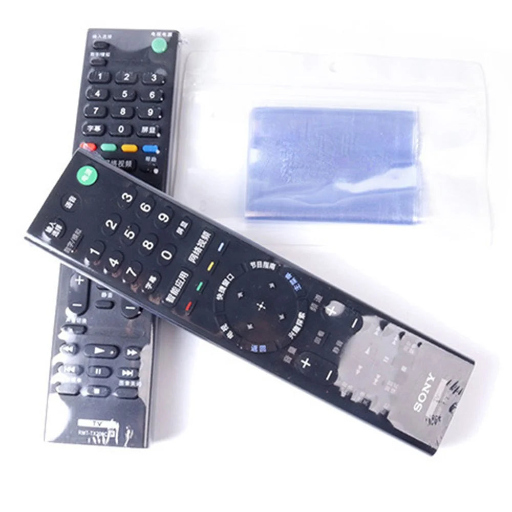 100Pcs Remote Control Heat Shrink Wrap Film PVC Transparent Protective Cover Anti Dust Oil Resistant Shrink Bag - 2