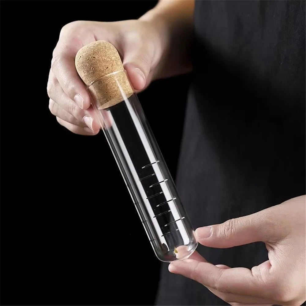 High Borosilicate Glass Tea Infuser Strainer Loose Leaf Easy Brewing Transparent Reusable Filter Tea Maker Tool (No FDA, BPA-Free) - 4