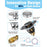 Sink Drain Stopper Bathroom Basin Universal Push Button Pop Up Plug Anti Clog Hair Catcher - Matte Black - 2