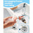 Sink Drain Stopper Bathroom Basin Universal Push Button Pop Up Plug Anti Clog Hair Catcher - Matte Black - 7