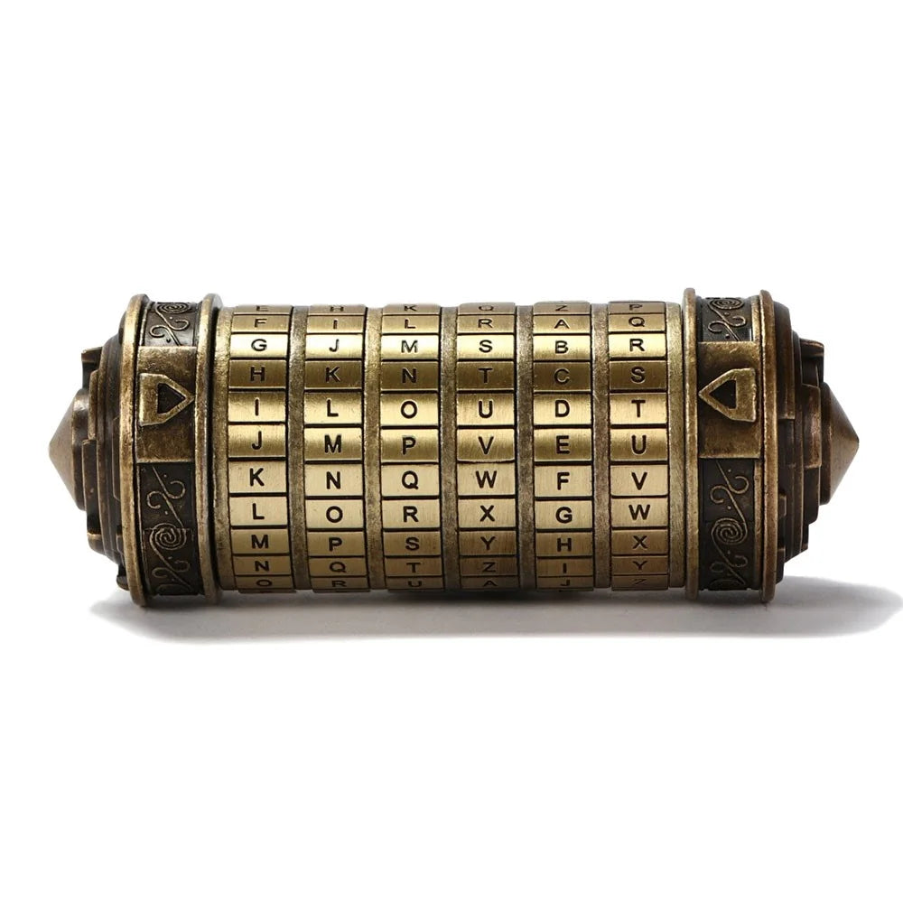 Da Vinci Code Cryptex Toy Metal Precision Password Lock Valentine Christmas Birthday Gift - 2