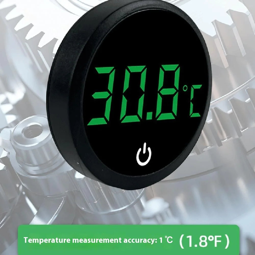 TJY-006 Rechargeable Digital Aquarium Thermometer LED Display Fish Tank High Precision Temperature Meter - Black / Celsius - 5