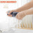6Pcs 34x34cm Cotton Waffle Weave Kitchen Dish Towels Quick Cleaning Fast Absorbing Rag with Hanging Loop - Dark Grey - 2