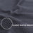 6Pcs 34x34cm Cotton Waffle Weave Kitchen Dish Towels Quick Cleaning Fast Absorbing Rag with Hanging Loop - Dark Grey - 4