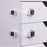 4Pcs Child Safety Adjustable Drawer Latches Cabinet Locks Furniture Childproofing Lock - Grey - 2