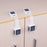 4Pcs Child Safety Adjustable Drawer Latches Cabinet Locks Furniture Childproofing Lock - Grey - 4