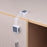 4Pcs Child Safety Adjustable Drawer Latches Cabinet Locks Furniture Childproofing Lock - Grey - 6