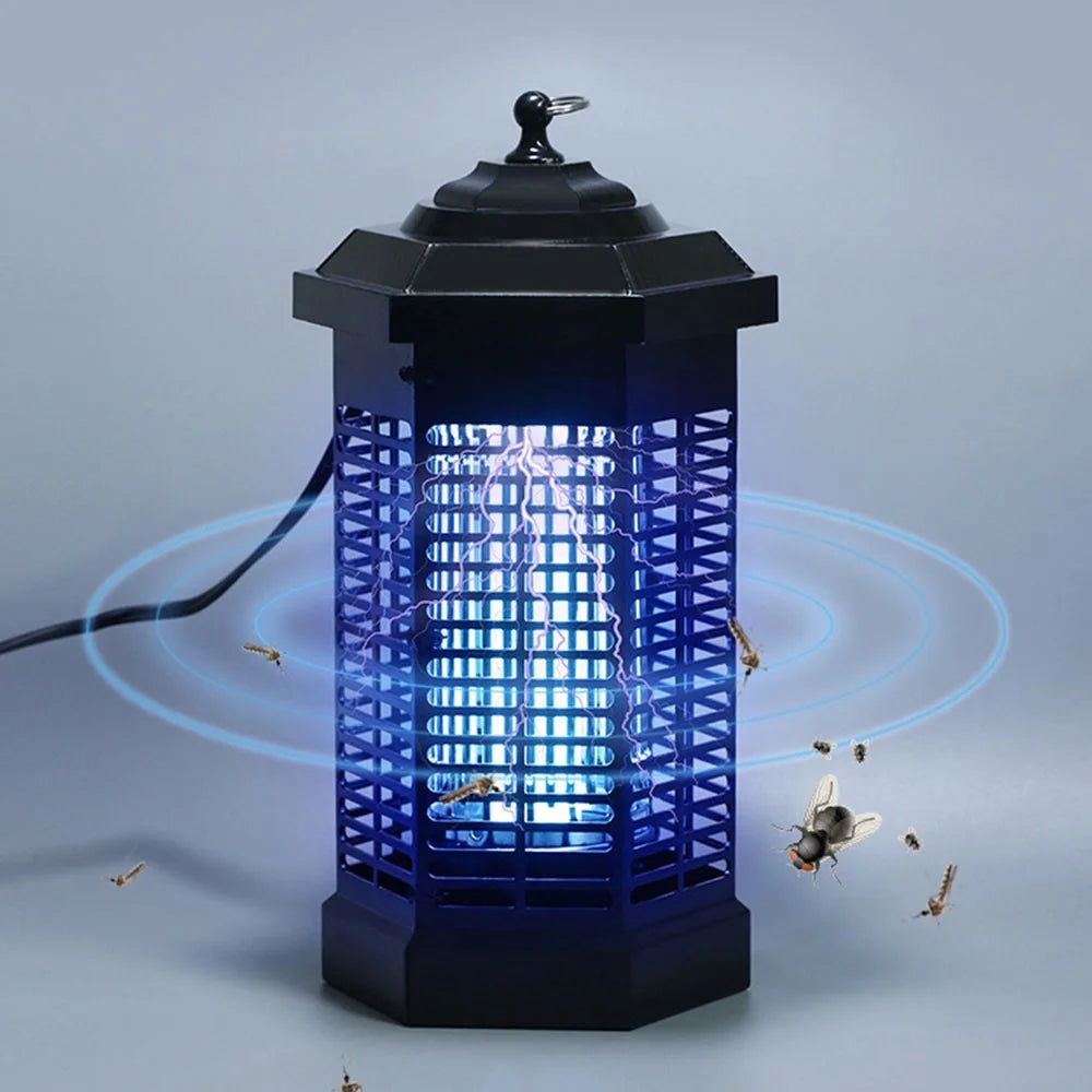 Outdoor Waterproof UV Mosquito Killer Lamp High Pressure Photocatalyst Insect Trap Light, EU Plug - 5