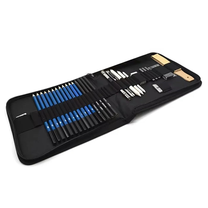 35Pcs / Set Professional Sketching Pencil Drawing Tool Sketchbook Kit for Students Artists - 2