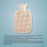 2000ML Refillable Hot Water Bag Winter Thicken Fluffy Hand Feet Warmer Water Bottle - Light Grey - 4
