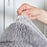 45 x 65cm Gradient Striped Water Absorbent Doormat Flocked Fiber Non Slip Bathroom Rug - Grey - 2