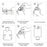 1000ML Refillable Hot Water Bag with Removeable Plush Cover Winter Hand Feet Warmer Water Bottle - Light Grey - 3