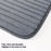 2Pcs / Set Striped Solid Color Bathroom Absorbent Mat Non Slip Flannel Doormat for Entrance, 40x60cm + 50x80cm - Beige - 4