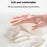 2Pcs / Set Striped Solid Color Bathroom Absorbent Mat Non Slip Flannel Doormat for Entrance, 40x60cm + 50x80cm - Beige - 6