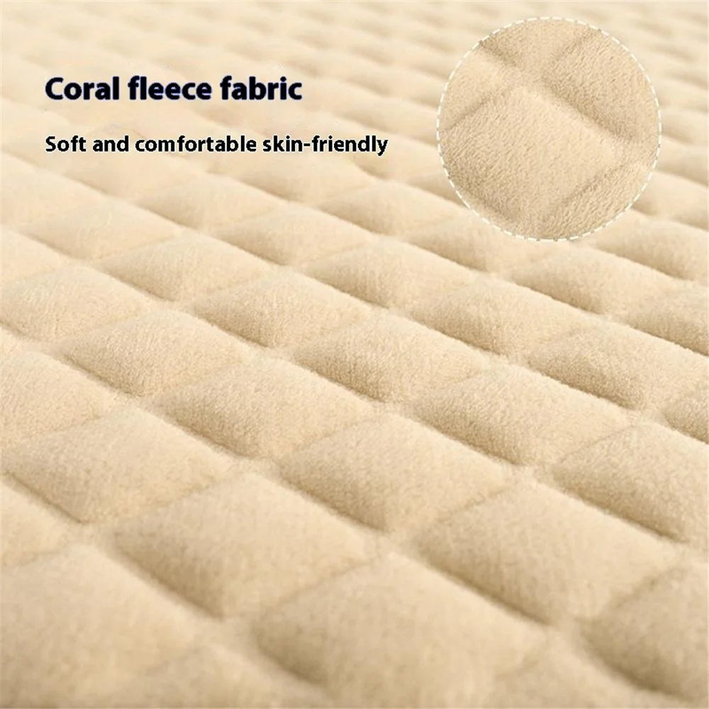 40 x 60cm Coral Fleece Entrance Mat Rhombus Embossed Memory Foam Lining Non Slip Bathroom Rug - Grey - 6