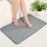 2Pcs / Set Coral Fleece Entrance Mat Rhombus Embossed Non Slip Bathroom Rug, 40x60cm + 50x80cm - Grey - 3