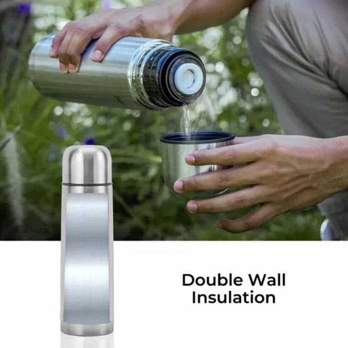 750ml Stainless Steel Vacuum Insulated Kettle Thermal Water Bottle for Travel Outdoor (BPA Free, No FDA) - 4
