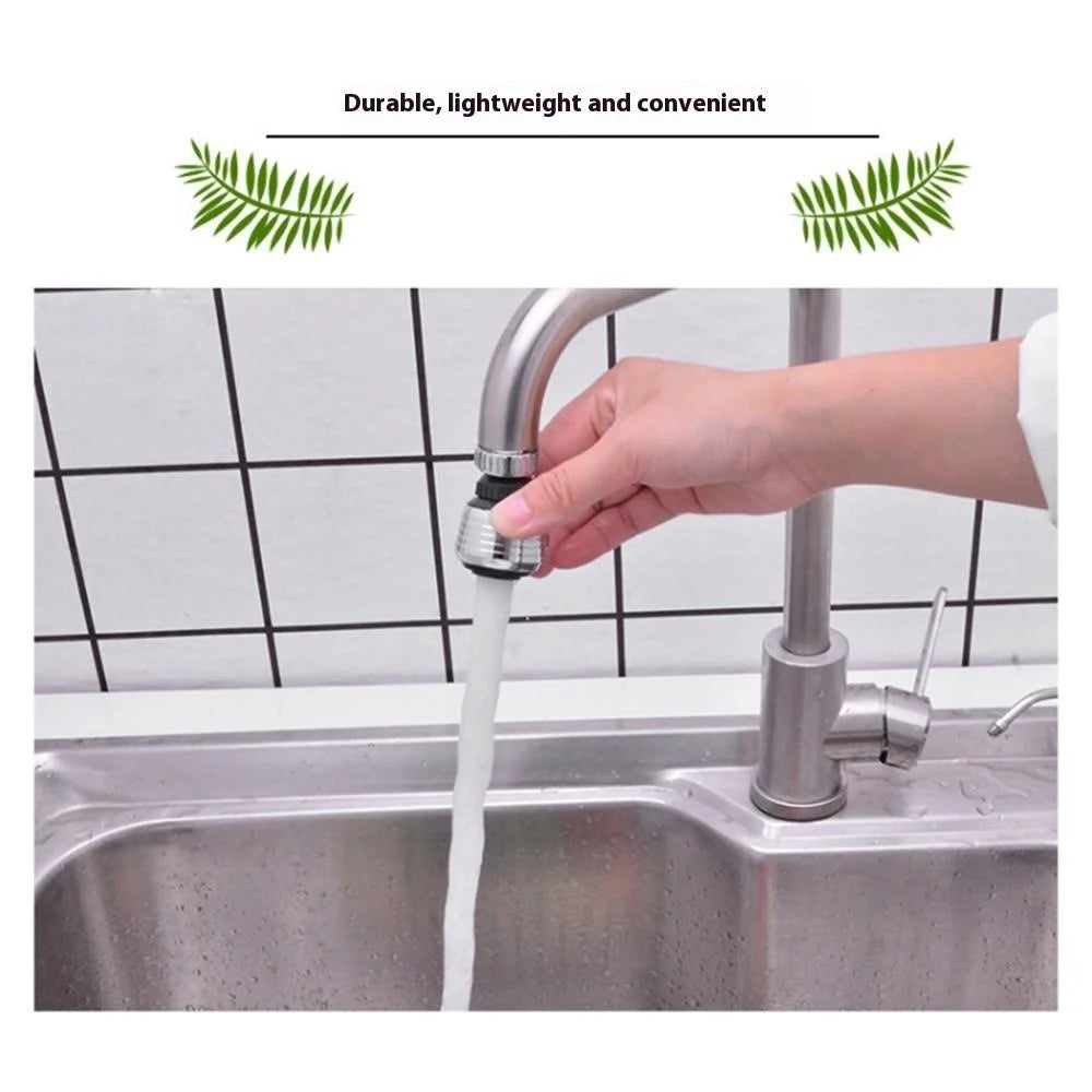 Kitchen Faucet Aerator Extender Sink Basin Tap 360 Degrees Swivel Splash-Proof Nozzle - 4