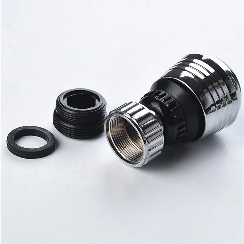 Kitchen Faucet Aerator Extender Sink Basin Tap 360 Degrees Swivel Splash-Proof Nozzle - 6