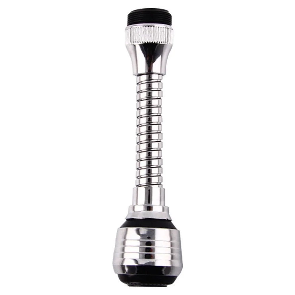 Kitchen Faucet Aerator Extender Sink Basin Tap 360 Degrees Swivel Splash-Proof Nozzle with Extension Tube - 1