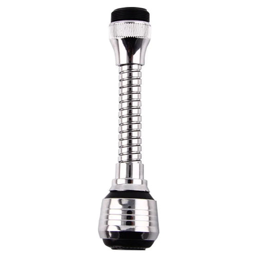 Kitchen Faucet Aerator Extender Sink Basin Tap 360 Degrees Swivel Splash-Proof Nozzle with Extension Tube - 1