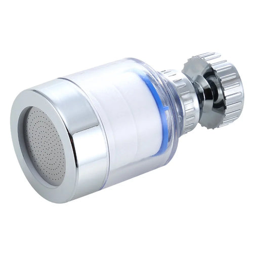 Faucet Filter Splash-Proof Aerator Universal Kitchen Tap Water Pressure Booster Rotating Spout - 1