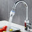 Faucet Filter Splash-Proof Aerator Universal Kitchen Tap Water Pressure Booster Rotating Spout - 2