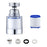 Faucet Filter Splash-Proof Aerator Kitchen Tap Rotating Spout with Universal Connector + Spare Filter Element - 1