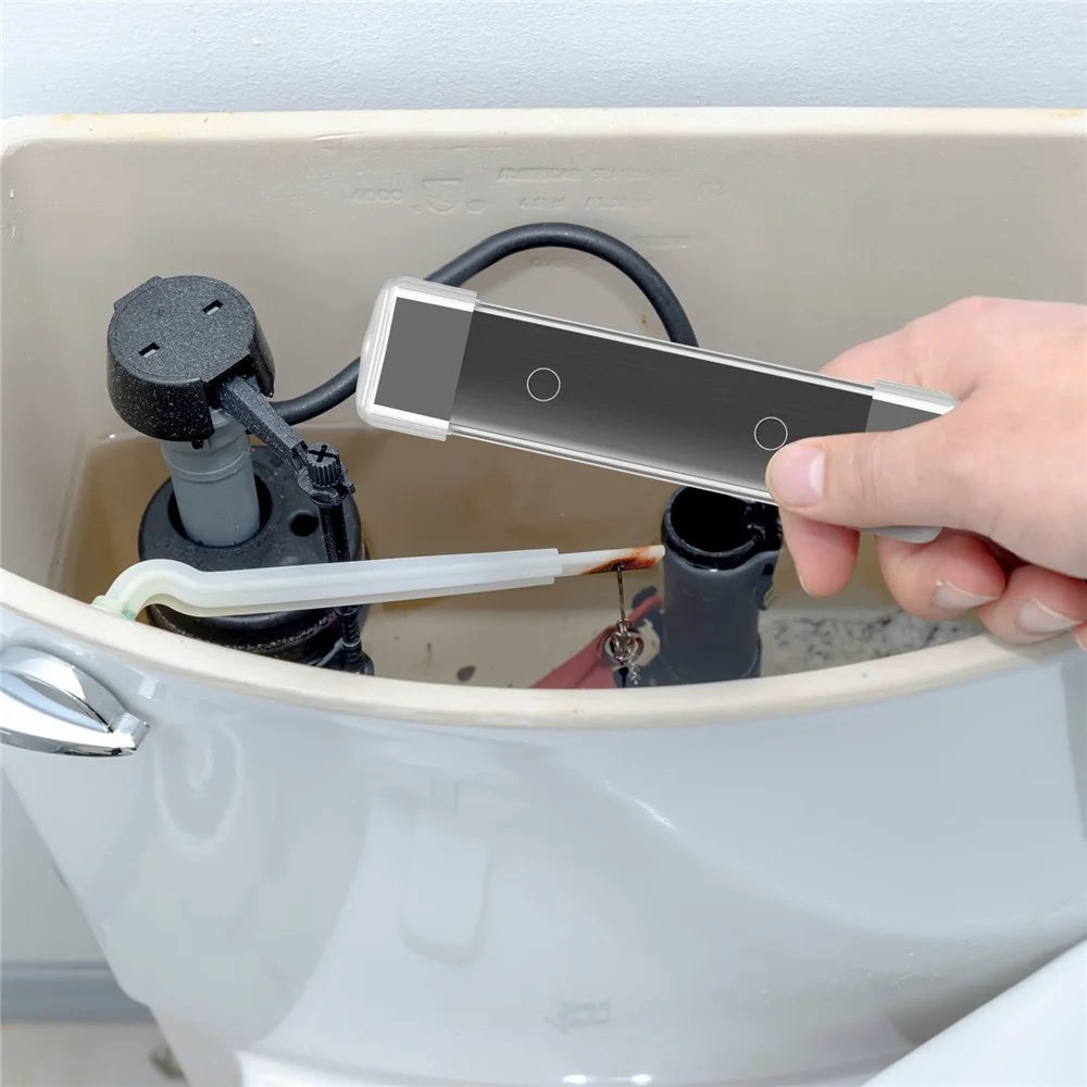 6Pcs Magnetic Toilet Cleaning Stick PC Long Strip Stain Remover Bathroom Tank Cleaning Supplies - 4