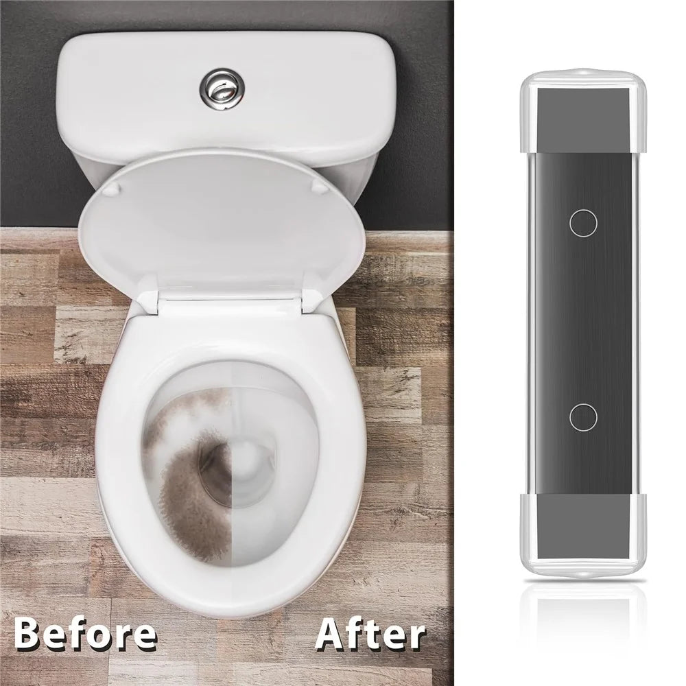 1Pc Magnetic Toilet Cleaning Stick PC Long Strip Stain Remover Bathroom Tank Cleaning Supplies - 2