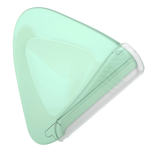 Precision Eyebrow Razor Women Stainless Steel Blade Triangle Facial Hair Remove Trimmer Tool - Matcha Green - 1