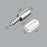 20Pcs Self Tapping Shelf Support Pins Cabinet Fixing Glass Partition Holder Iron Screws with Rubber Sleeve - Clear Rubber Sleeve - 2