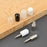 20Pcs Self Tapping Shelf Support Pins Cabinet Fixing Glass Partition Holder Iron Screws with Rubber Sleeve - Clear Rubber Sleeve - 7