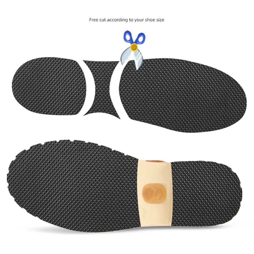 40mm Wide 2m Long Grid Texture Anti-Slip Shoe Sole Sticker Worn Shoe Bottom Self-Adhesive EVA Repair Patch - 4